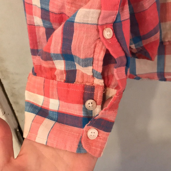 J.Crew Plaid Long Sleeve - Picture 5 of 6